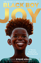 A book cover for Black Boy Joy