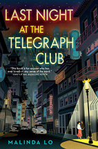 A book cover for Last Night at the Telegraph Club