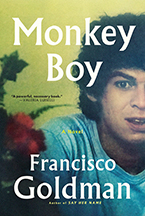 A book cover for Monkey Boy