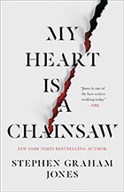 A book cover for My Heart Is a Chainsaw