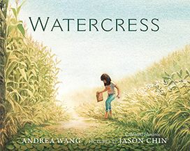 A book cover for Watercress