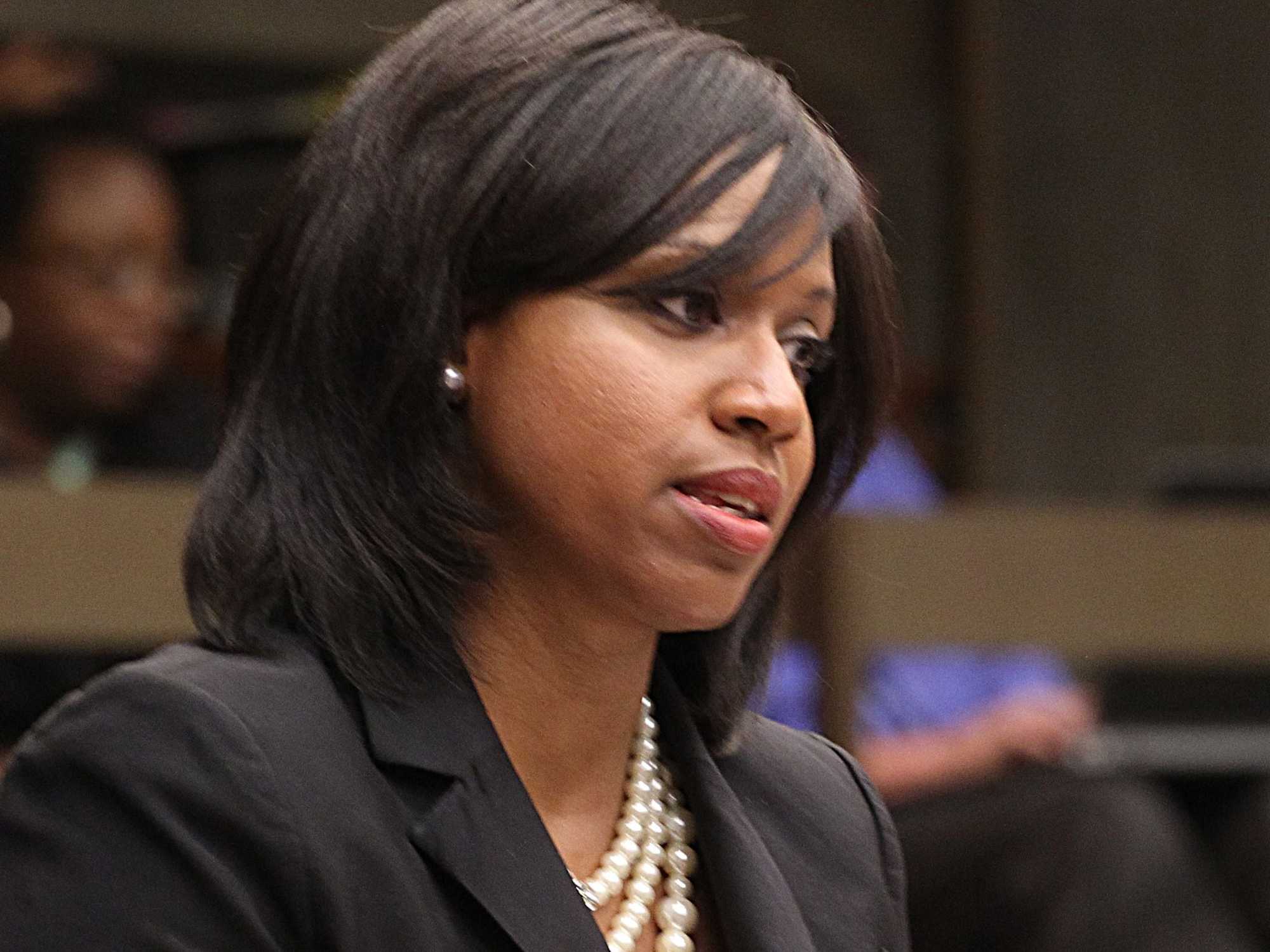 Then-Boston City Councilor Ayanna Pressley in 2014.