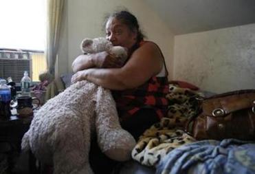 Raquel clutched Estrella’s giant teddy bear and cried for hours when she returned home after learning that the Department of Children and Families had taken her daughters away while they were at camp.