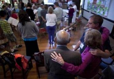 In June 2014, church members made the difficult decision to sell their building and move to a former florist’s shop down the road.