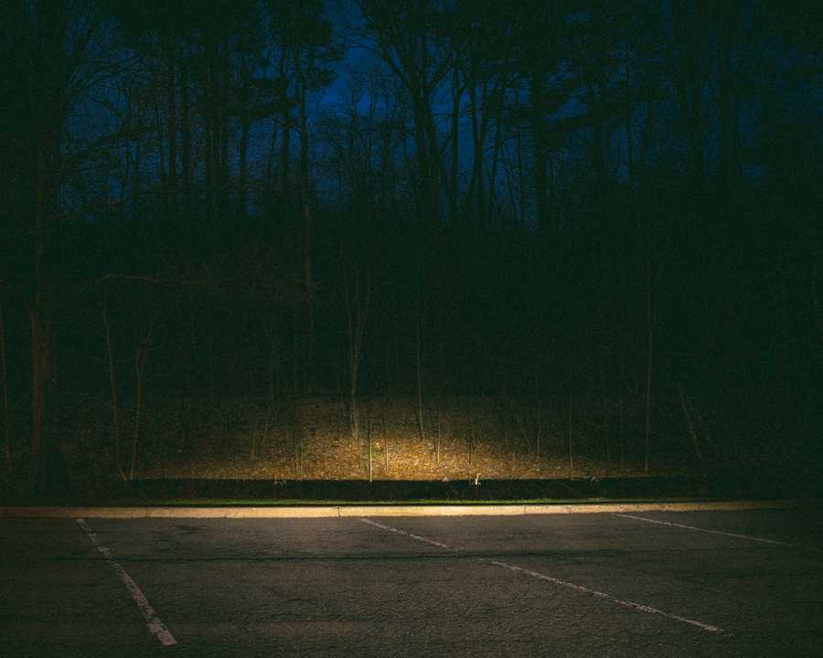 Central Penn. - 4/1/2022 On right, The woods at the rest area where Kate Price remembers being taken as a child. Erin Clark/Globe staff