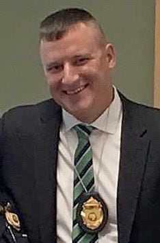 Matthew Farwell, shown in a 2017 post, joined the police department in his hometown of Stoughton in 2012. 