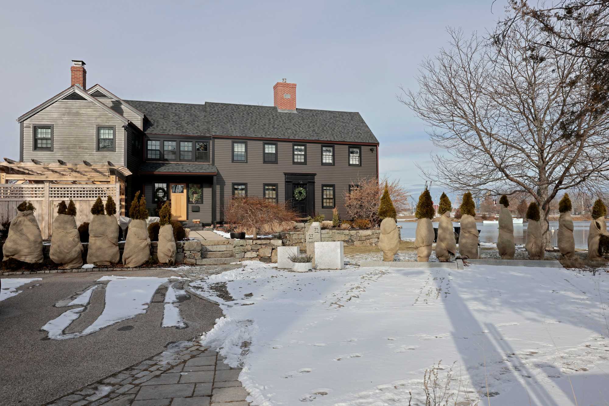 This private residence, at 57 Salter Street in Portsmouth, N.H., was the site of the Blank's Riverview Cottage. 