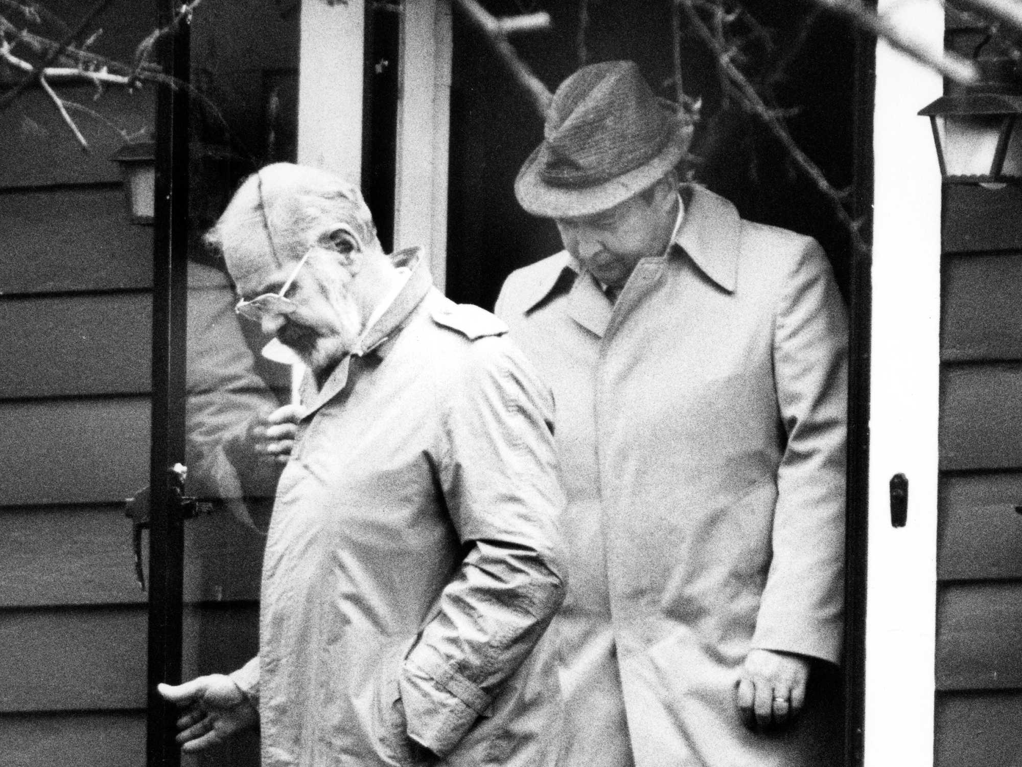  Boston police detectives departed the Stuart family home on Jan. 7, 1990.