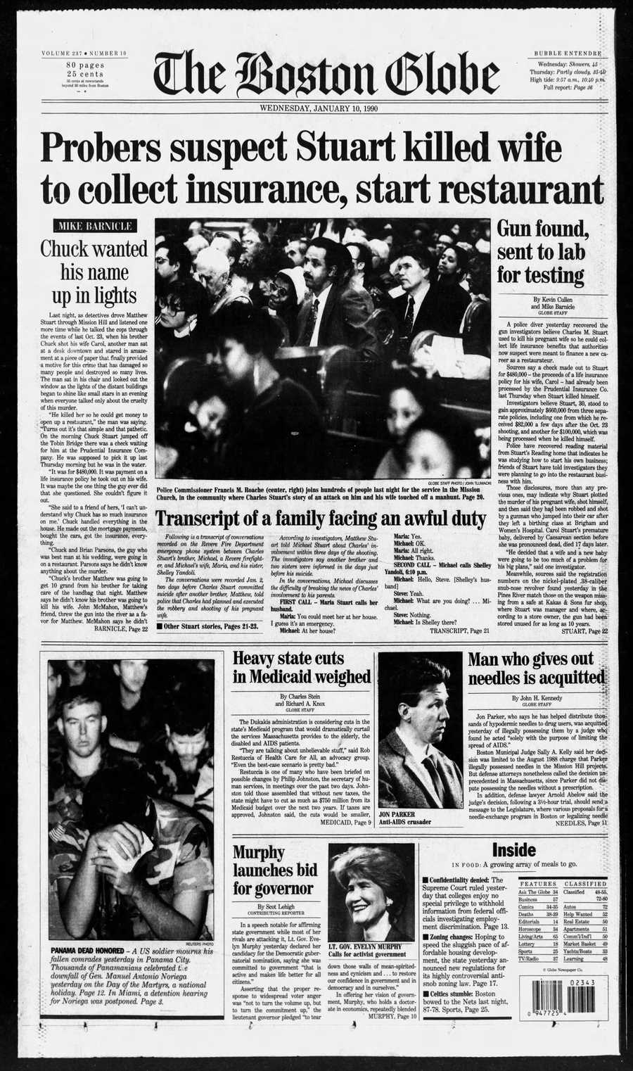 Boston Globe from page Jan. 10, 1990