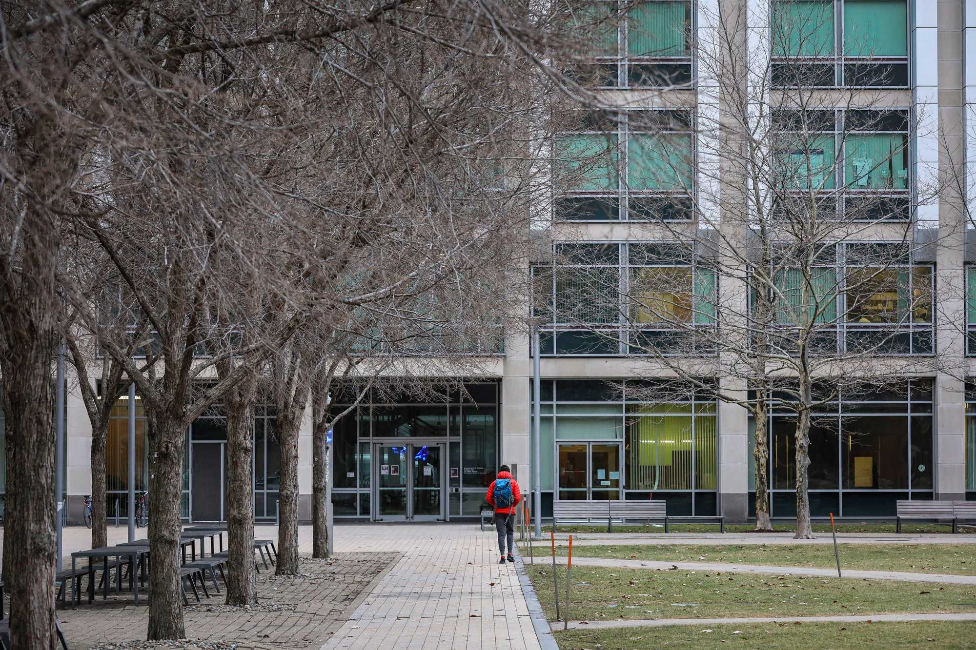 The campus of the Massachusetts Institute of Technology, which is affiliated with Whitehead Institute. All of Whitehead's principal investigators have faculty positions at MIT. 