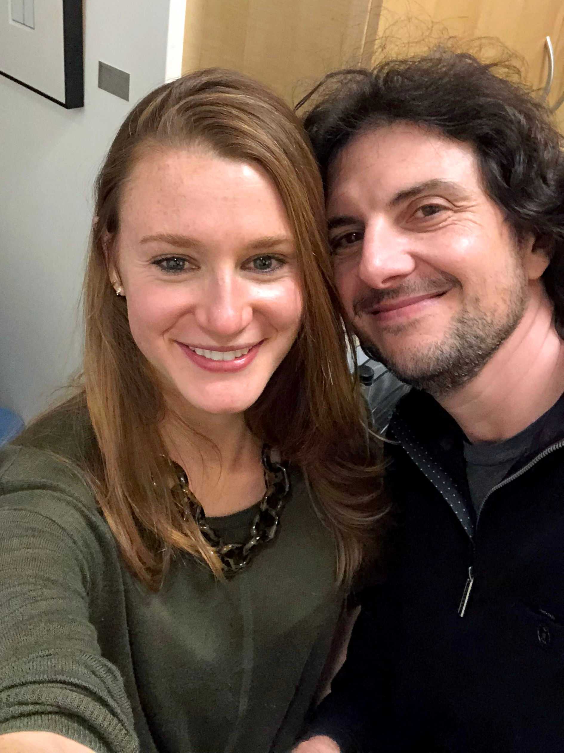 Kristin Knouse and David Sabatini shown together in a selfie, taken in February 2018, two months before their friendship would include a sexual dimension.
