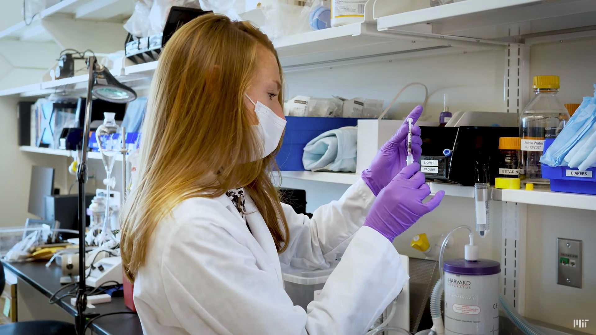  Kristin Knouse, shown here in 2021, studies how tissues sense and respond to damage to help develop novel treatments for a range of human diseases.
