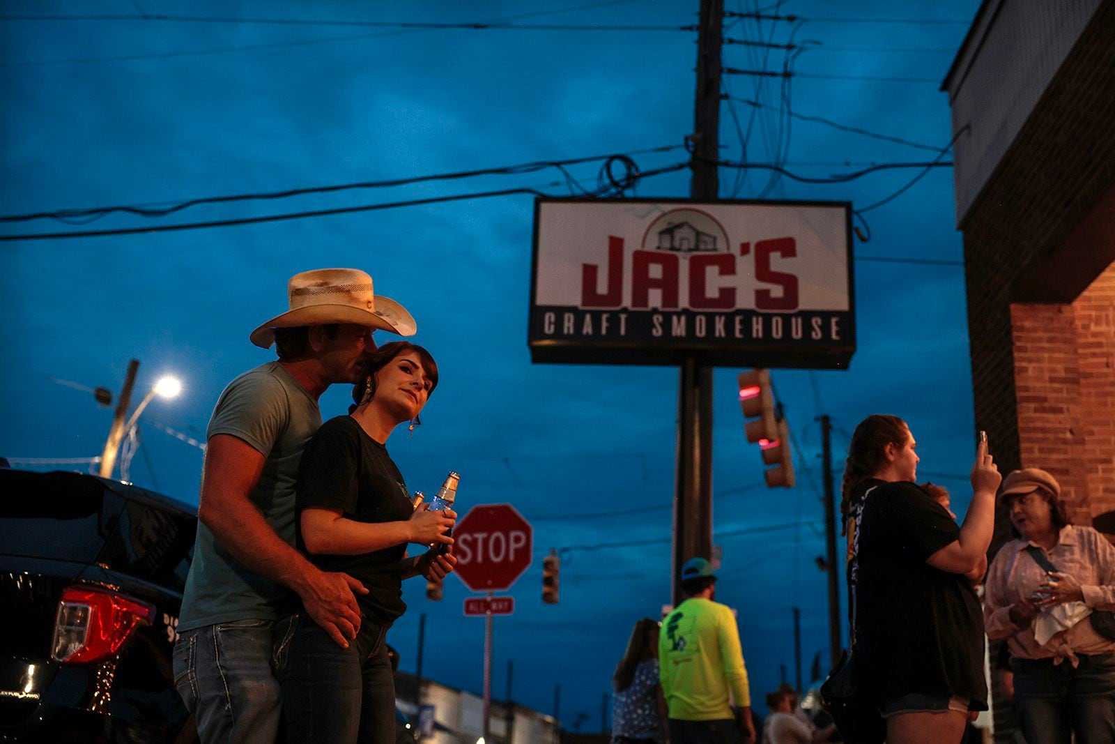 Jacob O’Briant and Amanda Easter enjoyed the music outside JAC's Craft Smokehouse on Trenton Street during Ouachita Live in West Monroe on Aug. 30. Country artist Timothy Wayne entertained the crowd during the free concert presented by Downtown West Monroe Revitalization Group.