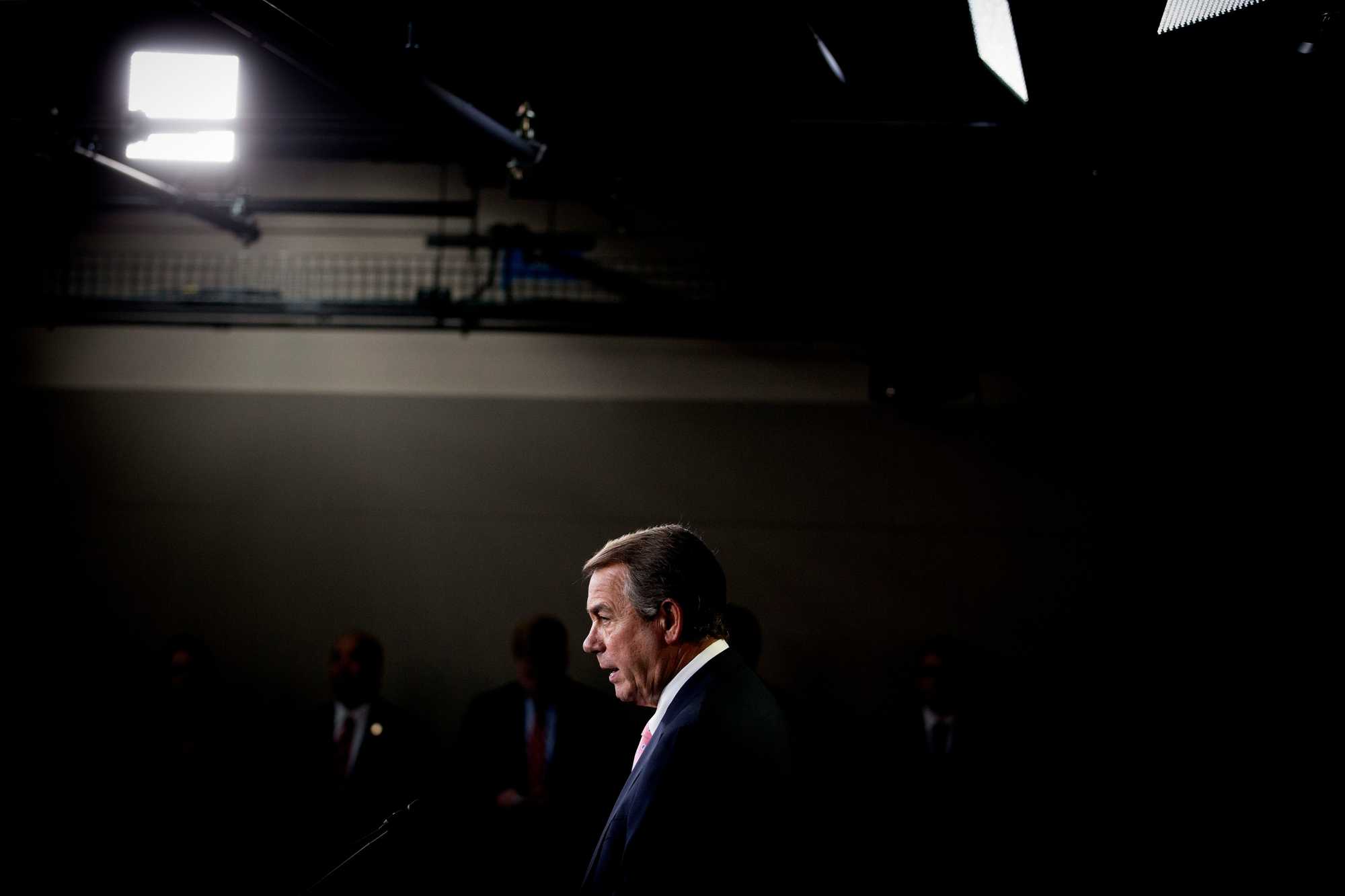 Then-House Speaker John Boehner on Capitol Hill in 2015.