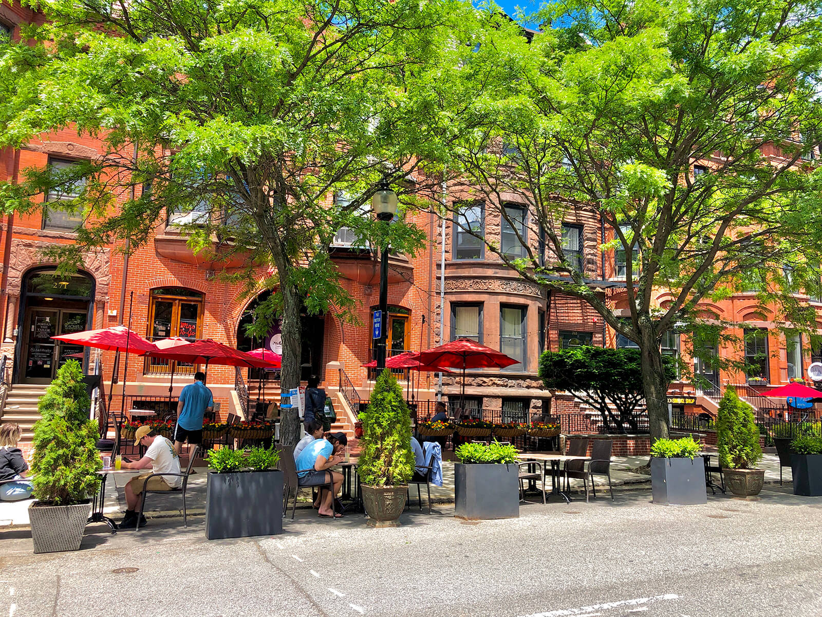 New outdoor dining spaces in Boston.