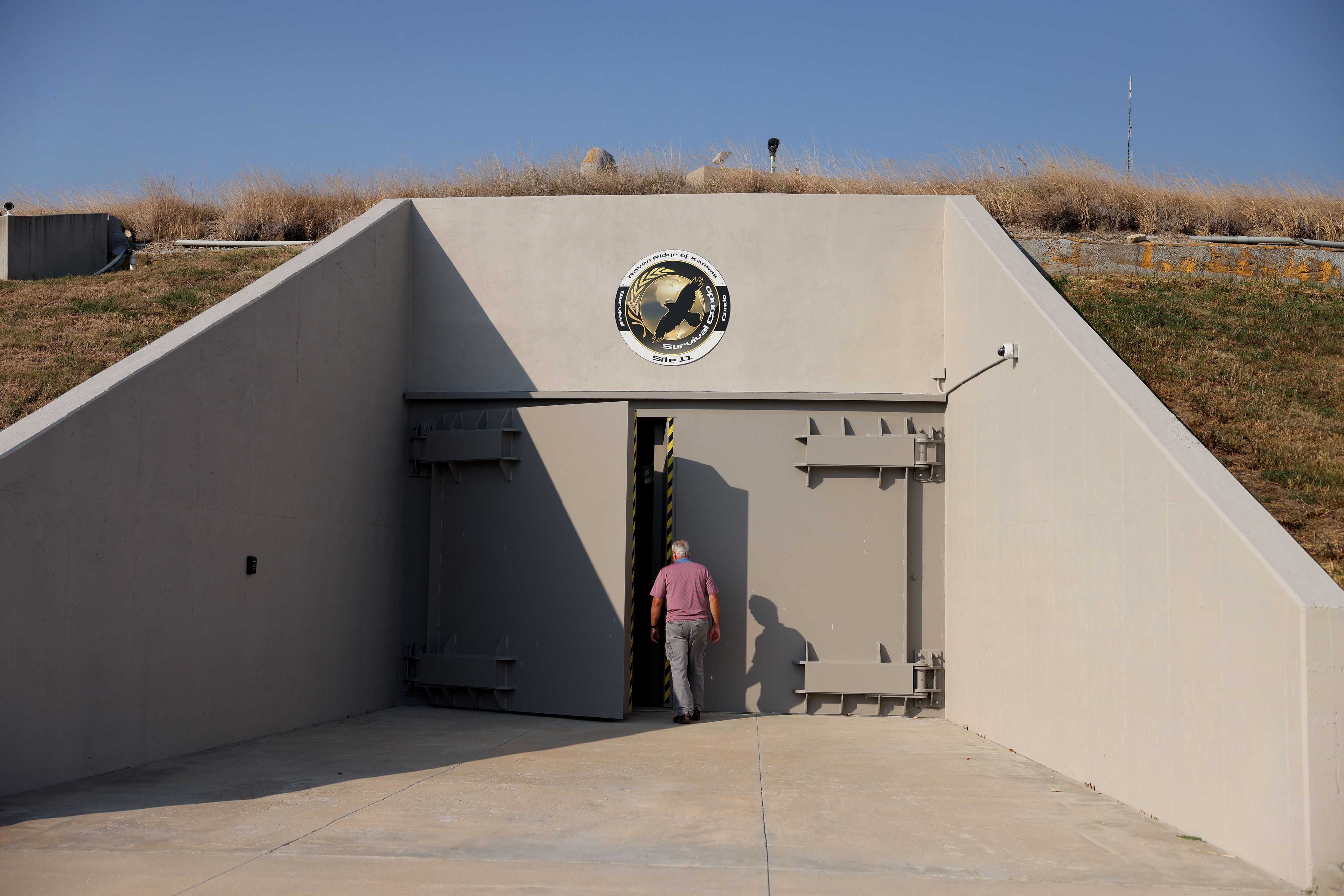 Mark Menosky, project manager of the Survival Condo complex, walked back into the former missile silo site where some condo owners rode out the pandemic.