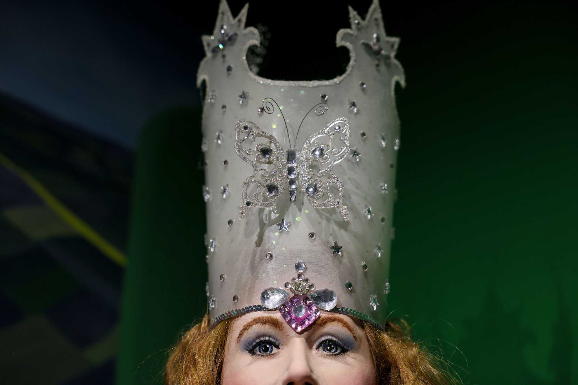 A life-sized statue of Glinda the Good Witch at the OZ Museum in Wamego, Kan. 