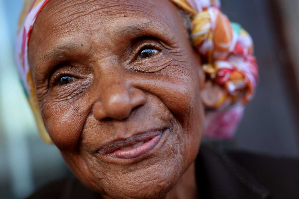 Cuban native Delma Rodriguez enjoyed listening to music while sitting outside the Ball & Chain nightclub.