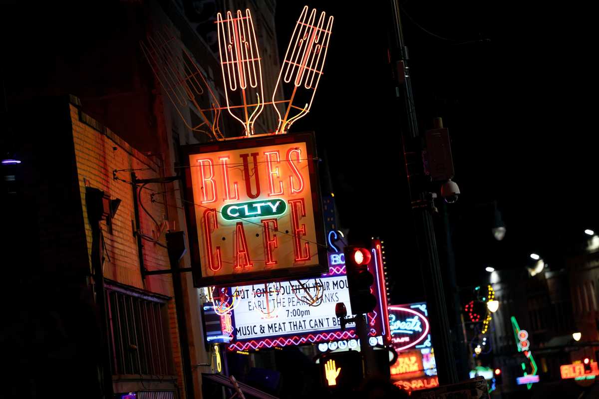 Beale Street  in Memphis.