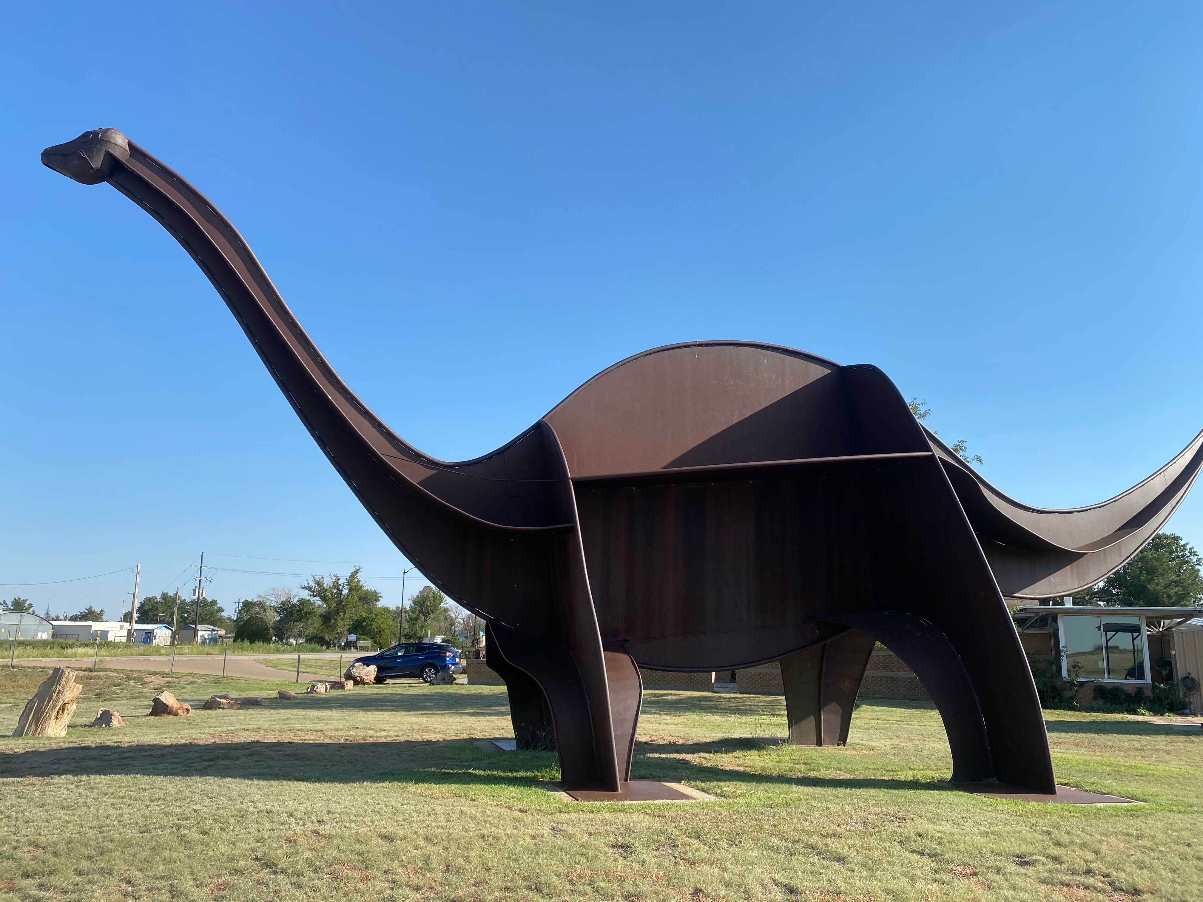 Cimmy is a landmark at the Cimarron Heritage Center in Boise City, Okla.