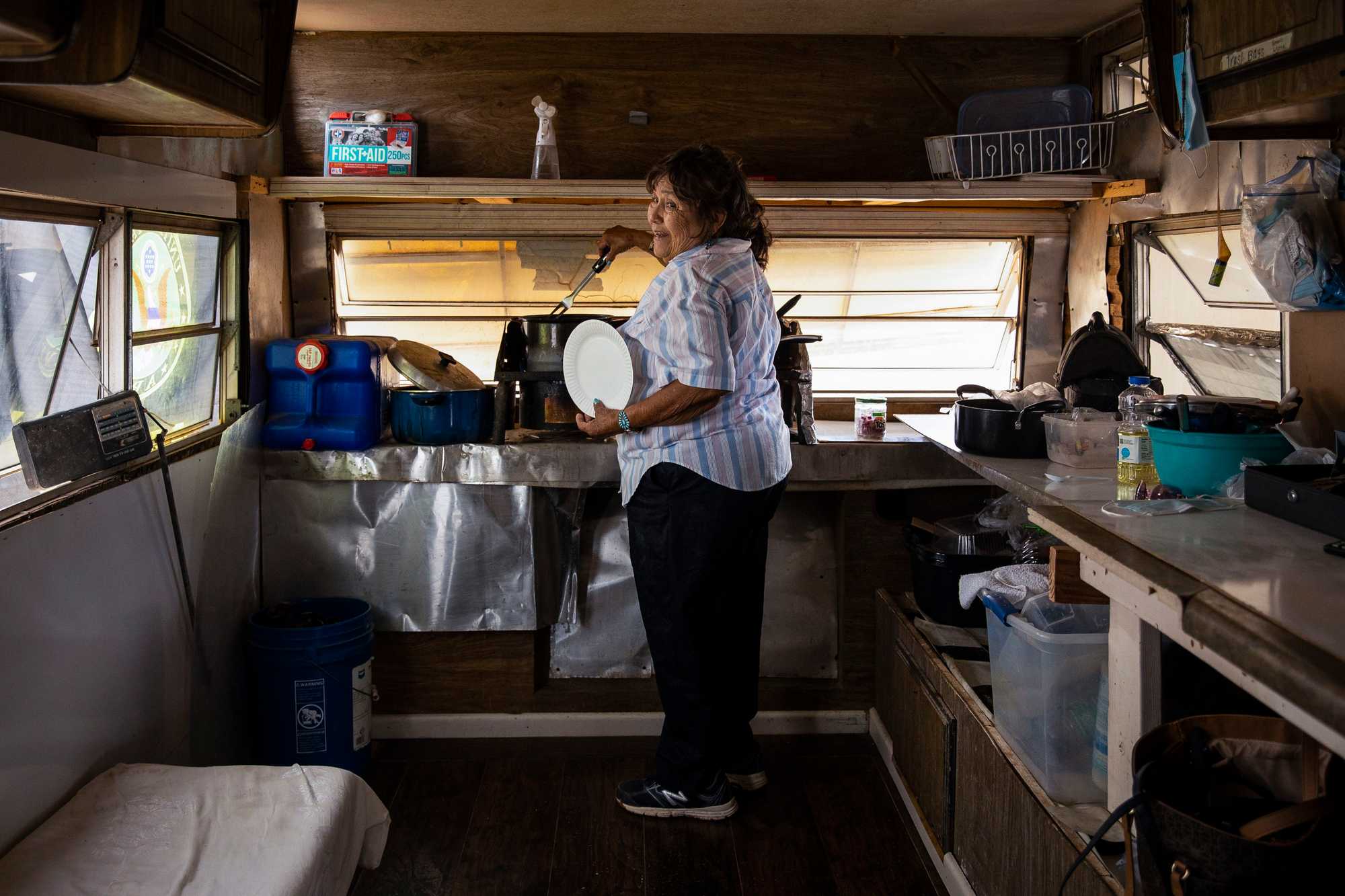 Kady’s grandchildren — she has 12 — named the truck Grandma’s Frybread. 