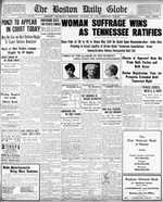 Women's suffrage ratified