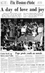 Pope John Paul II visits Boston