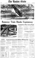 Runaway train blocks expressway