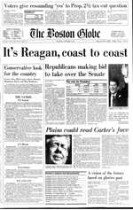 Ronald Reagan elected president