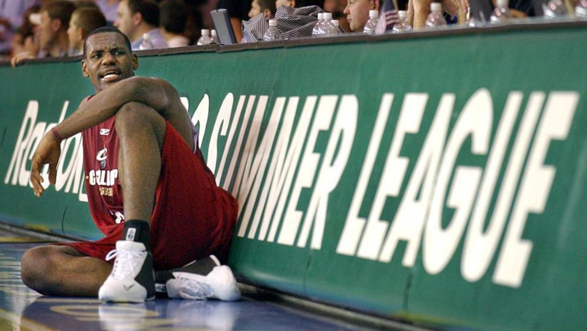 Fans and media got a close-up view of James in the four games he played in the Boston summer league.