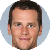 A head shot of Tom Brady